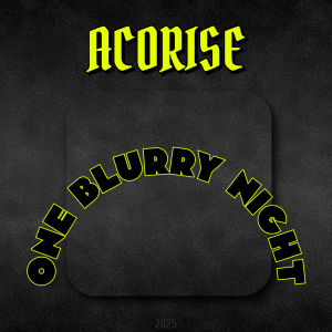 One blurry night cover